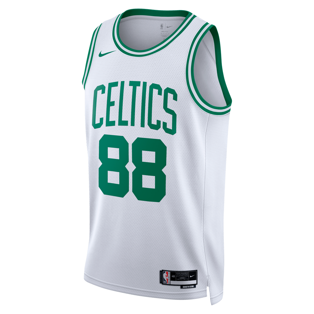 Neemias Queta Boston Celtics Association Edition Swingman Jersey - White - Unisex product image 3, provided for visual