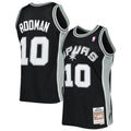 San Antonio Spurs Dennis Rodman Mitchell & Ness Black 1993/94 Hardwood Classics Swingman Jersey for Men product image 1,