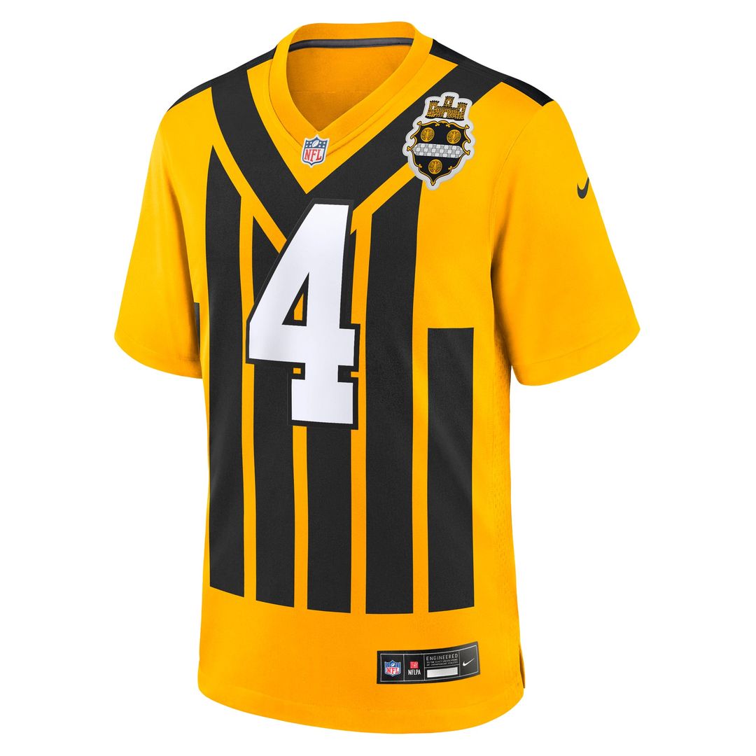 Pittsburgh Steelers DK Metcalf Black Game Player Jersey product image 18, provided for visual reference and product detail