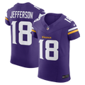 Minnesota Vikings Justin Jefferson Purple Team Vapor F.U.S.E. Elite Jersey product image 1, provided for visual reference