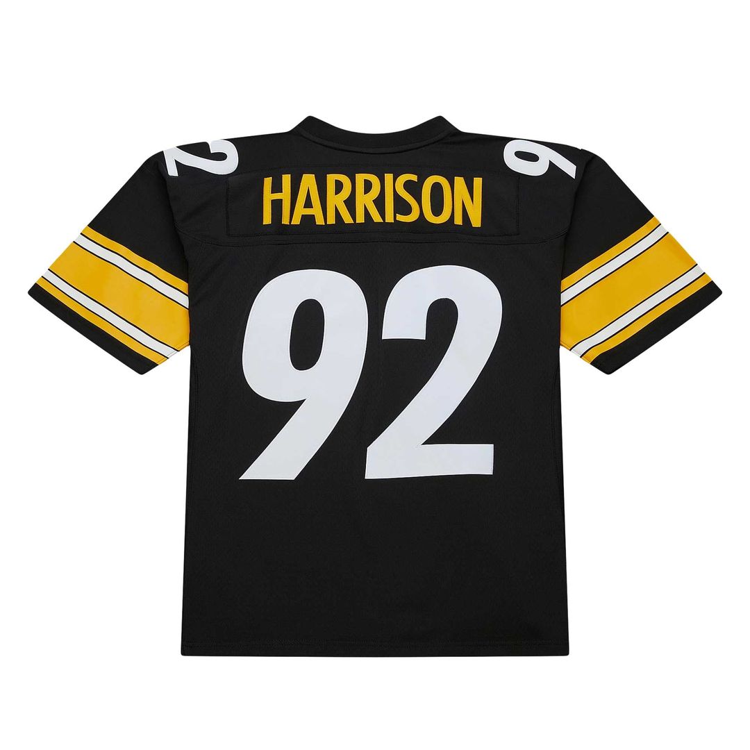 Pittsburgh Steelers James Harrison Black Legacy Replica Jersey product image 3, provided for visual reference and product
