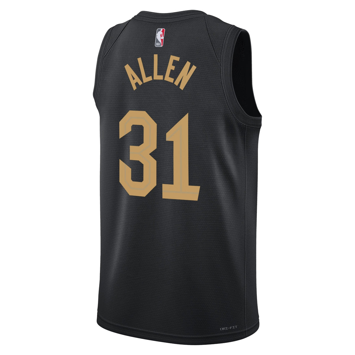 Jarrett Allen Cleveland Cavaliers Statement Edition Swingman Jersey - Black - Unisex product image 3, provided for visual