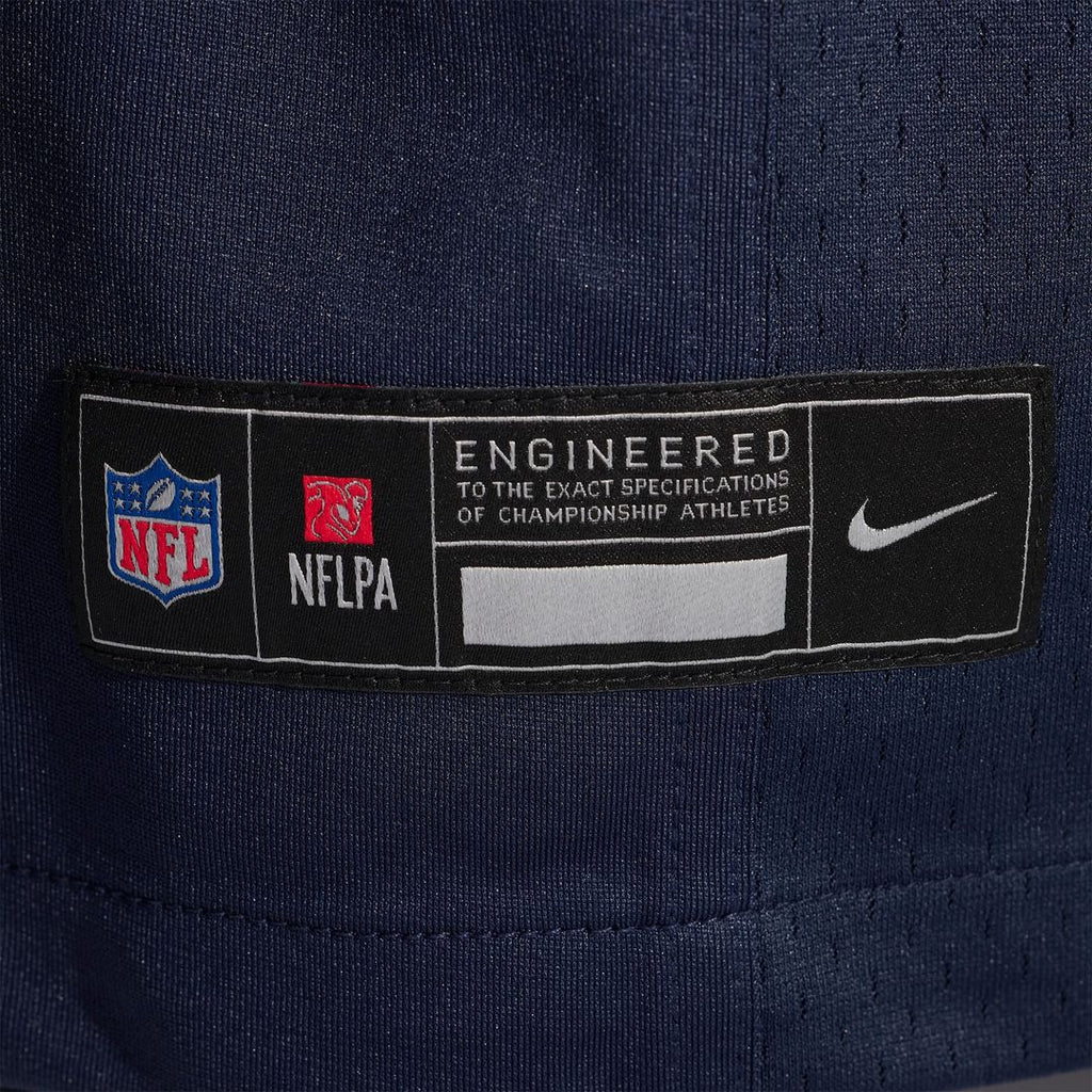 Chicago Bears Ruben Hyppolite II Navy Team Game Jersey product image 6, provided for visual reference and product detail