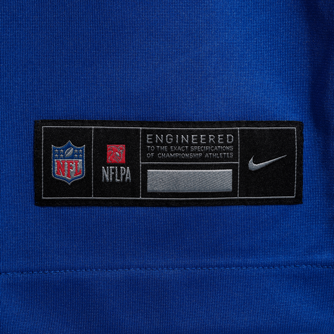 New York Giants Abdul Carter Royal Alternate 2 Game Jersey product image 6, provided for visual reference and product detail