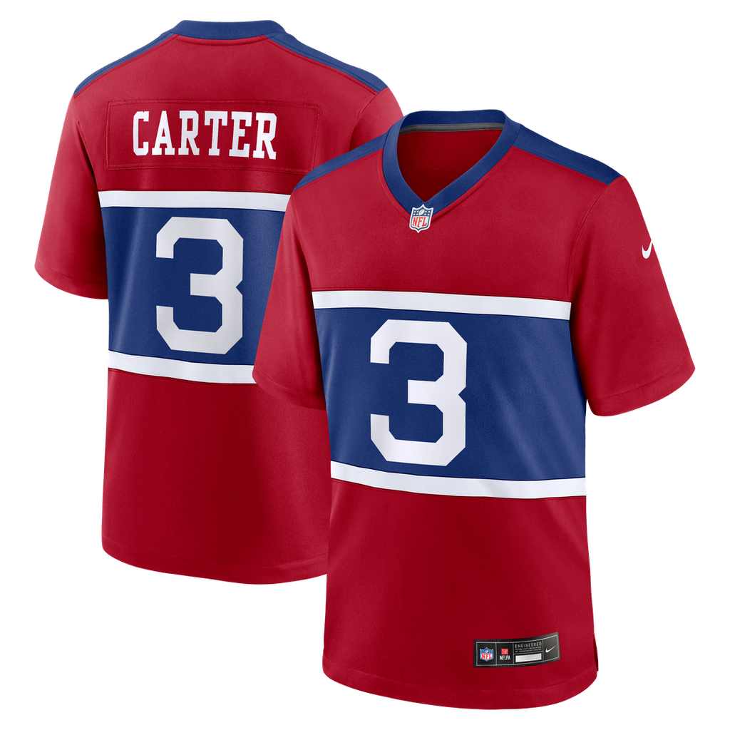 New York Giants Red Alternate Game Jersey product image 7, provided for visual reference and product detail review