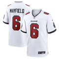 Tampa Bay Buccaneers Baker Mayfield White Away Game Jersey product image 1, provided for visual reference and product detail
