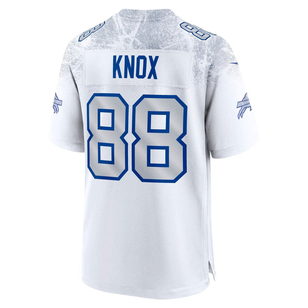 Buffalo Bills Dawson Knox White Rivalries Collection Game Jersey product image 3, provided for visual reference and product