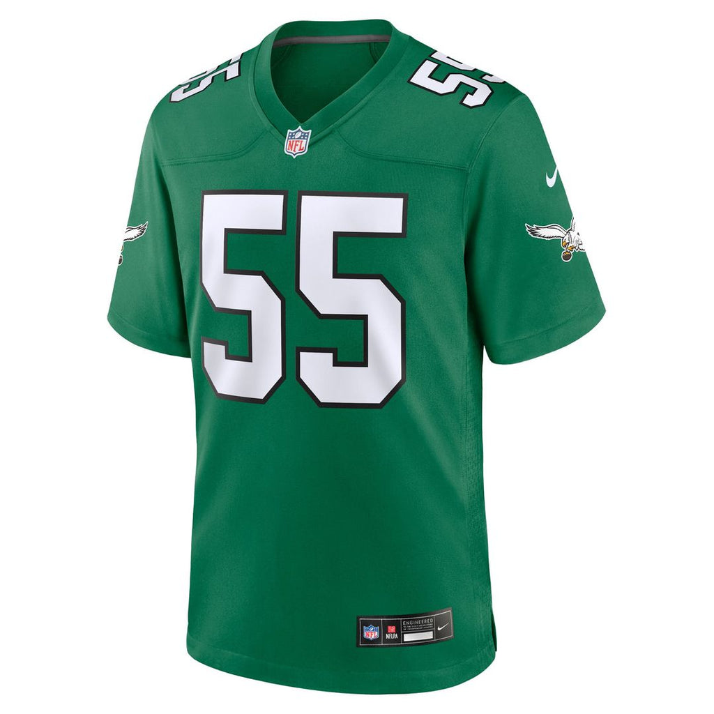Philadelphia Eagles Brandon Graham Kelly Green Alternate Game Jersey product image 2, provided for visual reference and