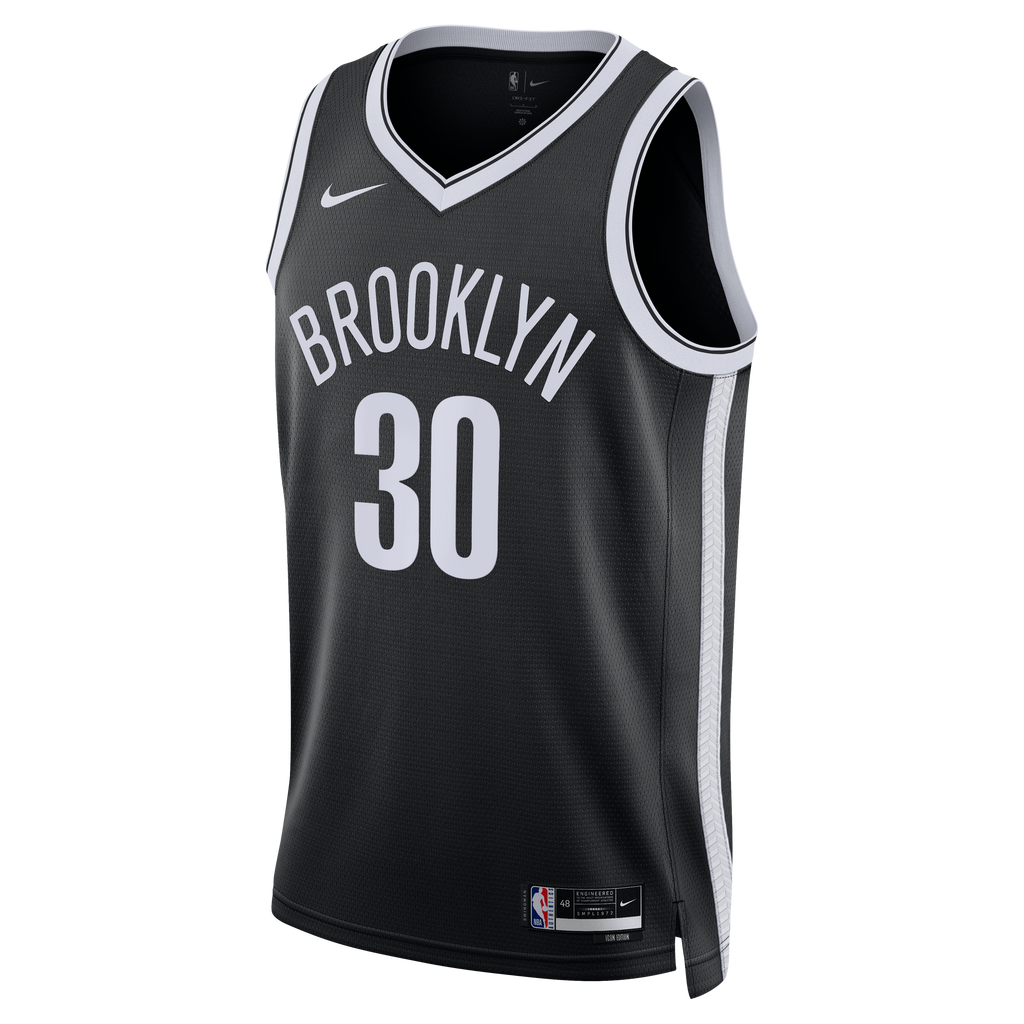 Brooklyn Nets Nike Icon Swingman Jersey- Black - Julius product image 3