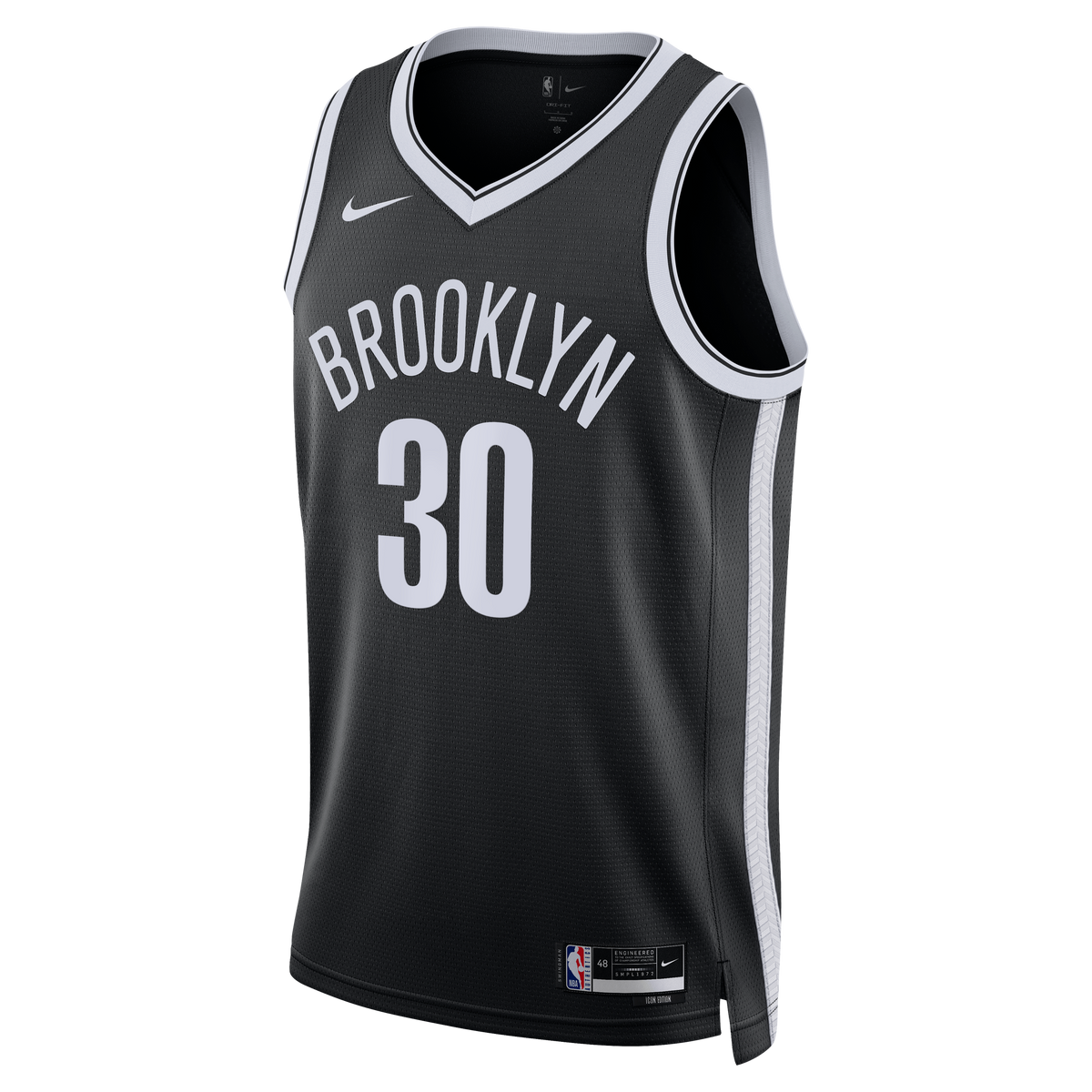 Brooklyn Nets Nike Icon Swingman Jersey- Black - Julius product image 3