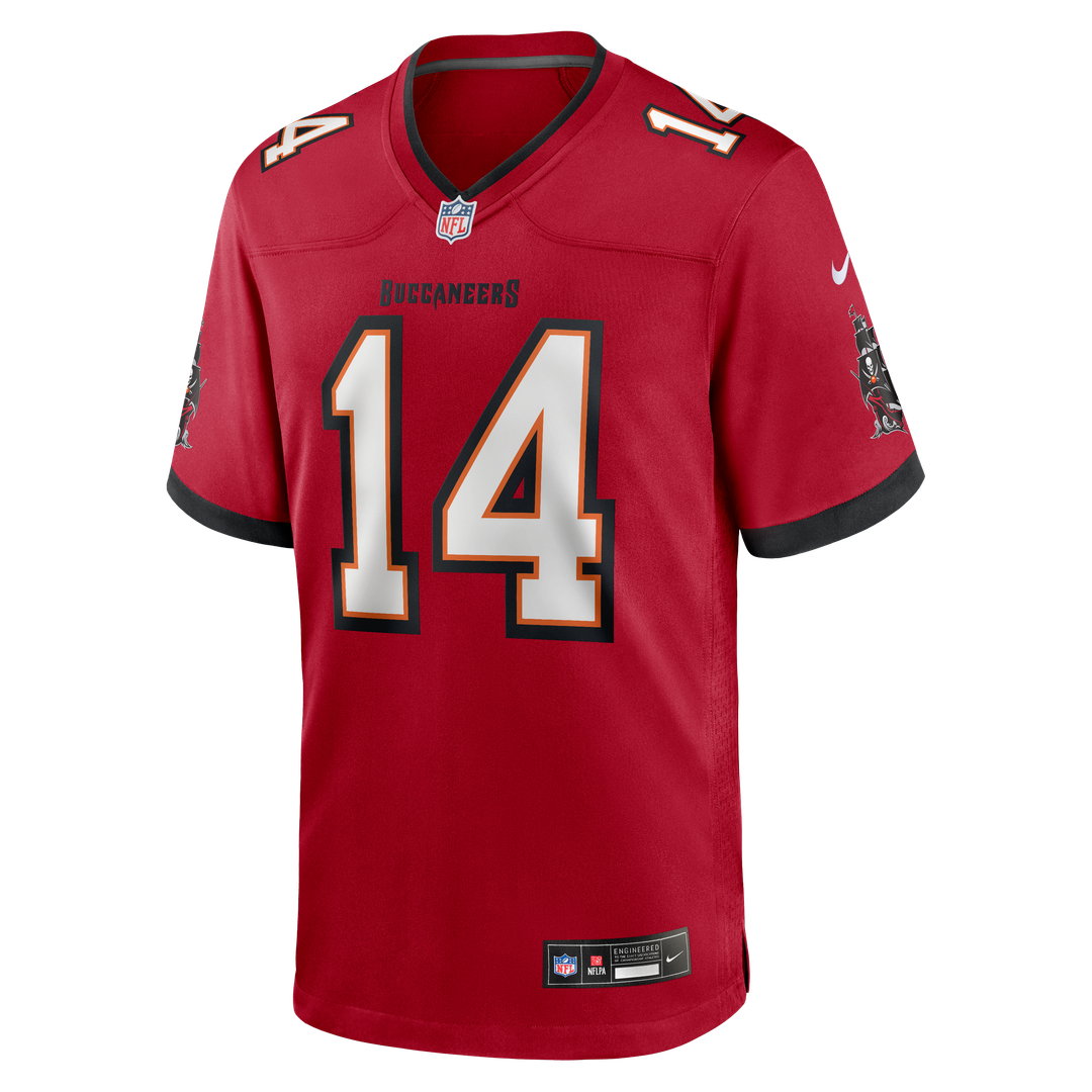 Tampa Bay Buccaneers Chris Godwin Jr. Red Game Player Jersey product image 2, provided for visual reference and product