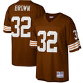 Cleveland Browns Jim Brown Brown Big & Tall 1963 Retired Player Replica Jersey product image 1, provided for visual