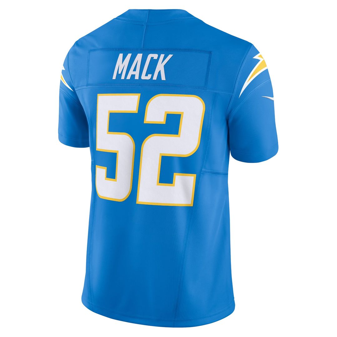 Los Angeles Chargers Khalil Mack Powder Blue Vapor F.U.S.E. Limited Jersey product image 3, provided for visual reference