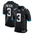 Jacksonville Jaguars Jakobi Meyers Black Alternate Game Jersey product image 1, provided for visual reference and product