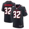 Houston Texans David Montgomery Navy Game Jersey product image 1, provided for visual reference and product detail review