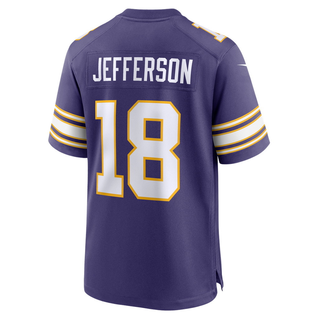 Minnesota Vikings Justin Jefferson White Alternate Game Player Jersey product image 33, provided for visual reference and
