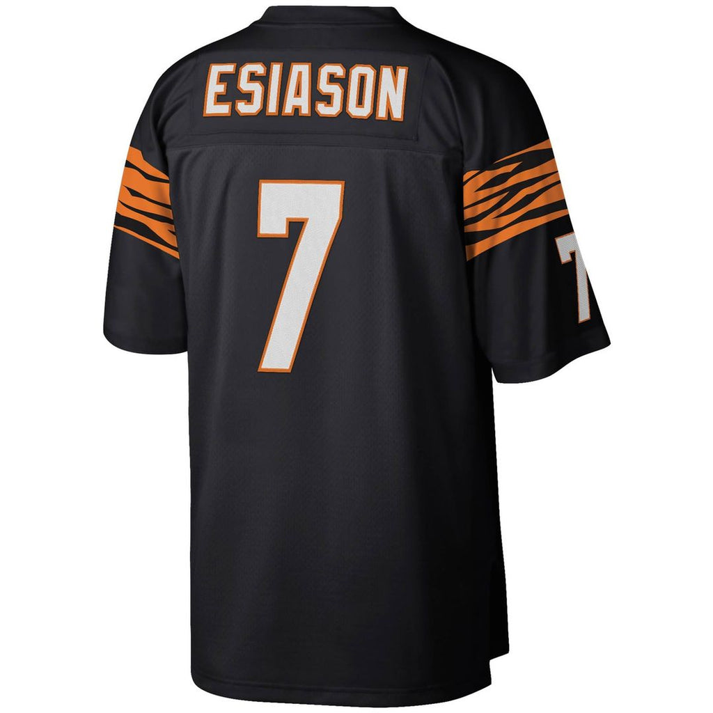Cincinnati Bengals Boomer Esiason Black Legacy Replica Jersey product image 3, provided for visual reference and product