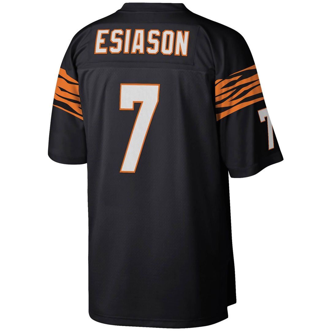 Cincinnati Bengals Boomer Esiason Black Legacy Replica Jersey product image 3, provided for visual reference and product