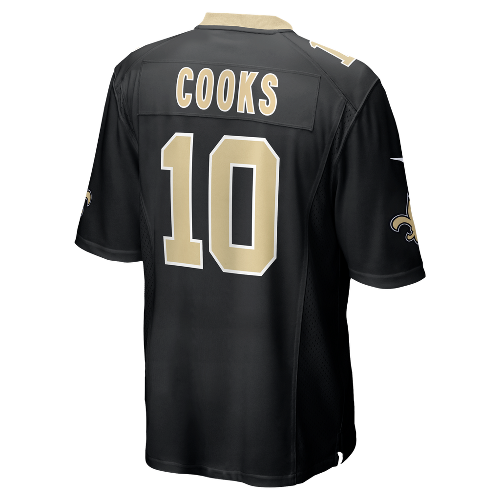 New Orleans Saints Brandin Cooks Black Team Game Jersey product image 3, provided for visual reference and product detail
