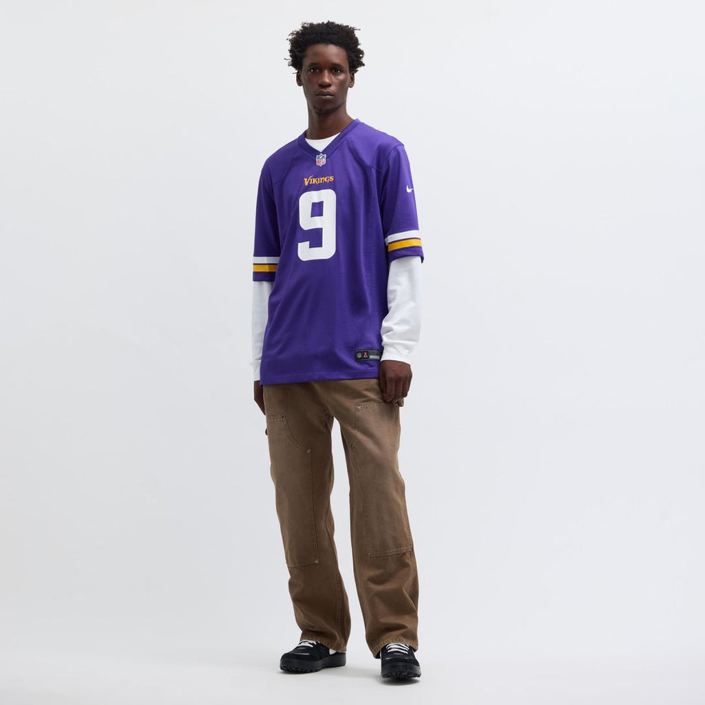 Minnesota Vikings J.J. McCarthy White Alternate Game Player Jersey product image 12, provided for visual reference and