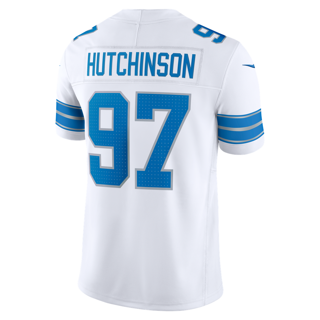 Detroit Lions Aidan Hutchinson Blue Team Vapor F.U.S.E. Stitched Limited Jersey product image 12, provided for visual