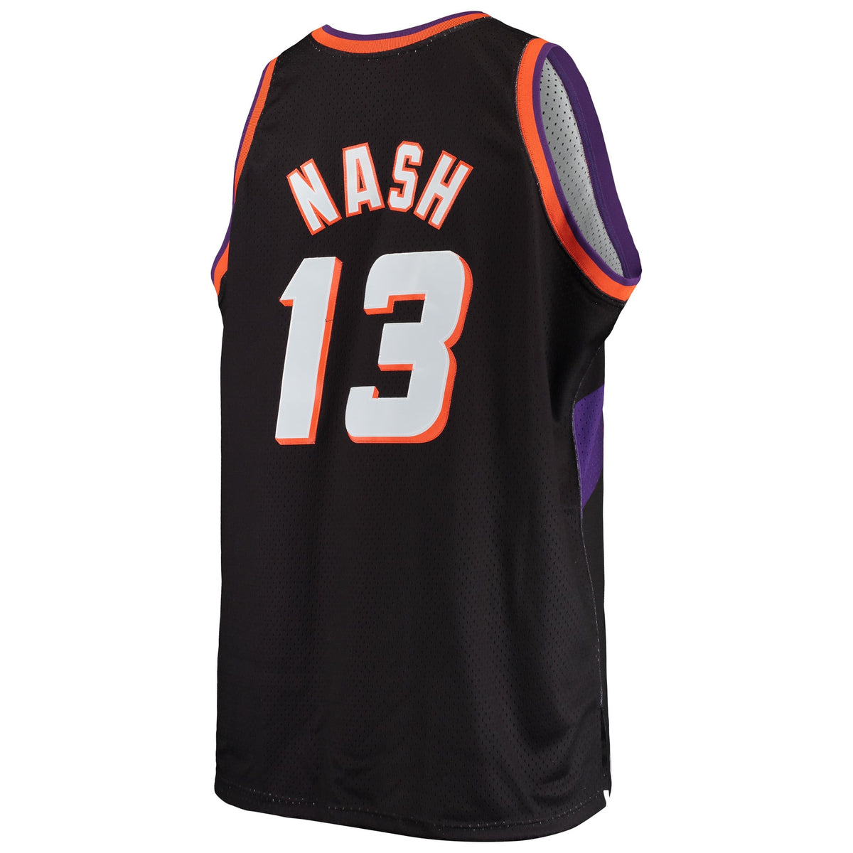Phoenix Suns Steve Nash Mitchell & Ness Black 1996/97 Big & Tall Hardwood Classics Swingman Jersey for Men product image 4,