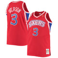 Philadelphia 76ers Allen Iverson Mitchell & Ness Red 1996/97 Big & Tall Hardwood Classics Swingman Jersey for Men product