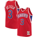 Philadelphia 76ers Allen Iverson Mitchell & Ness Red 1996/97 Hardwood Classics Authentic Jersey for Men product image 1,