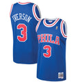 Philadelphia 76ers Allen Iverson Mitchell & Ness Royal 1996/97 Hardwood Classics Swingman Jersey for Men product image 1,