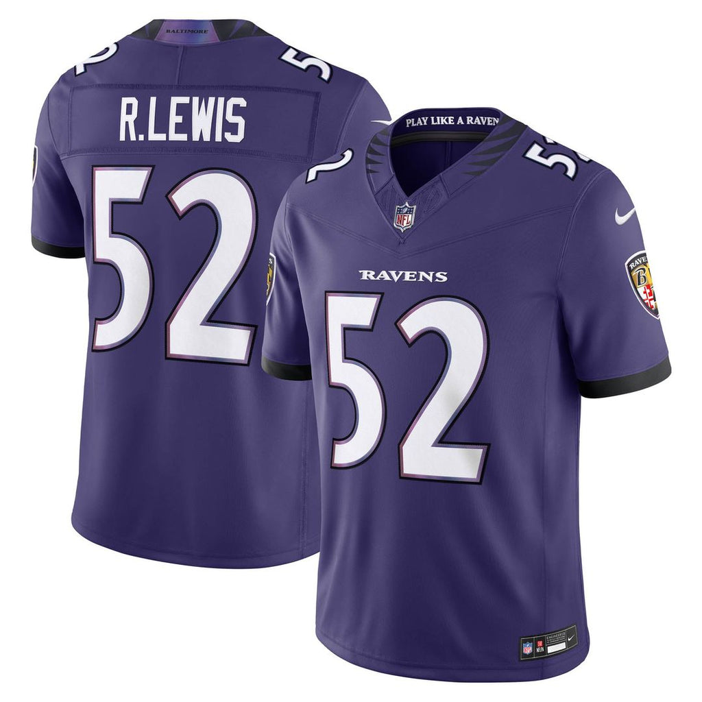 Baltimore Ravens Ray Lewis Black Alternate Vapor F.U.S.E. Stitched Retired Player Limited Jersey product image 7, provided