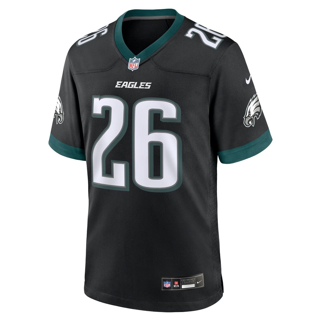 Philadelphia Eagles Saquon Barkley Midnight Green Game Player Jersey product image 22, provided for visual reference and