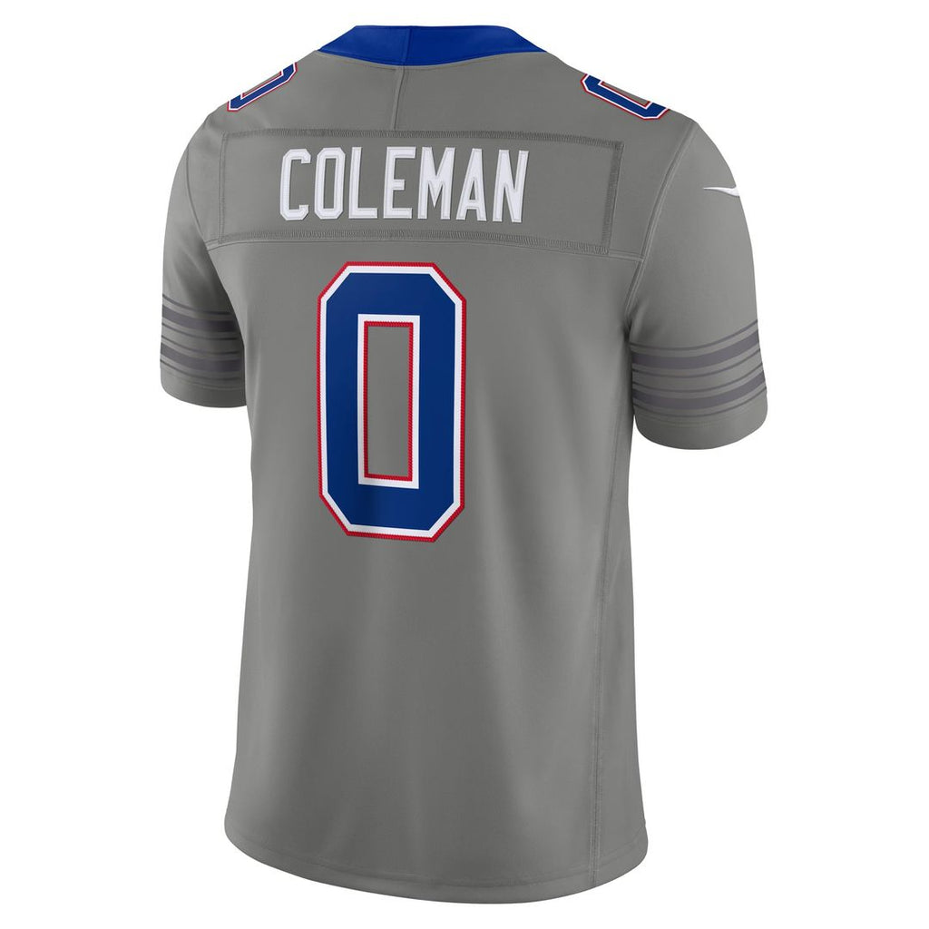 Buffalo Bills Keon Coleman Gray Nickel City Vapor F.U.S.E. Stitched Limited Jersey product image 3, provided for visual