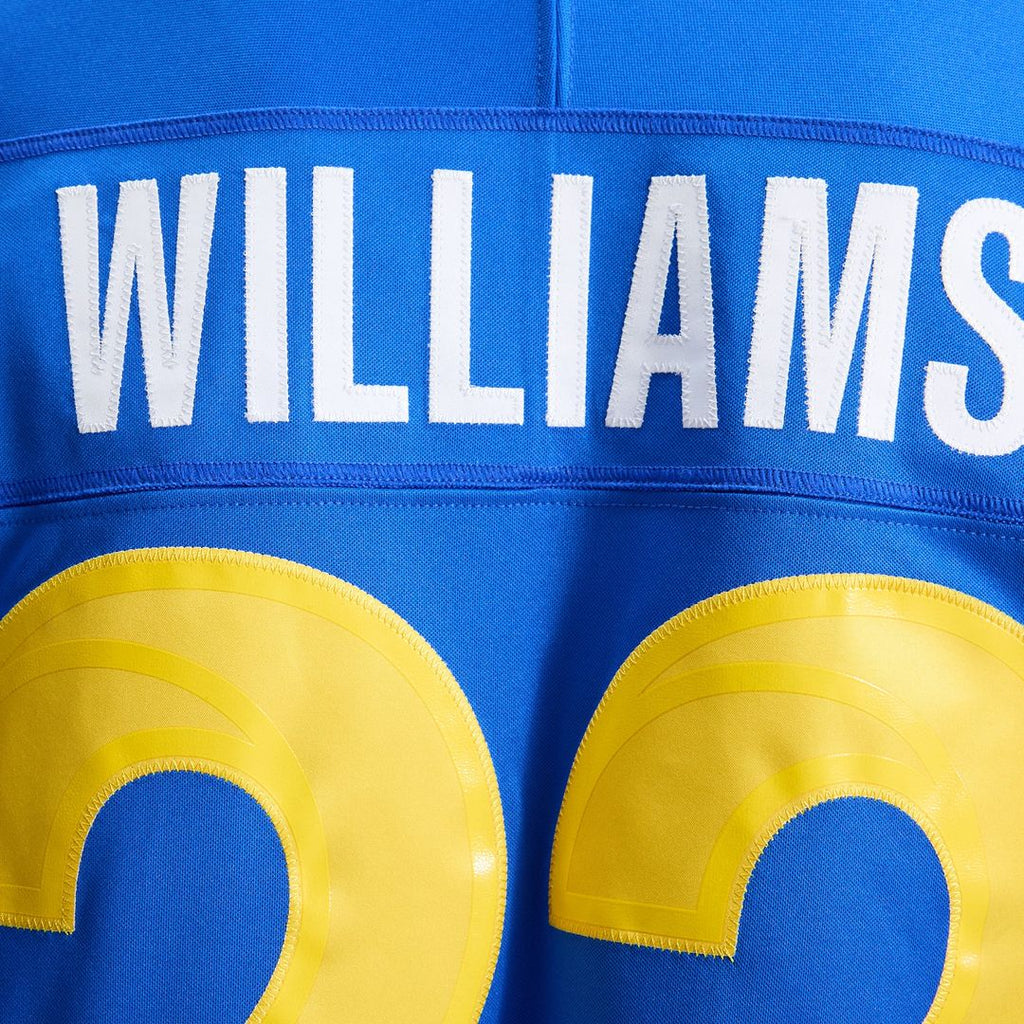Los Angeles Rams Kyren Williams Royal Team Vapor F.U.S.E. Stitched Limited Jersey product image 11, provided for visual