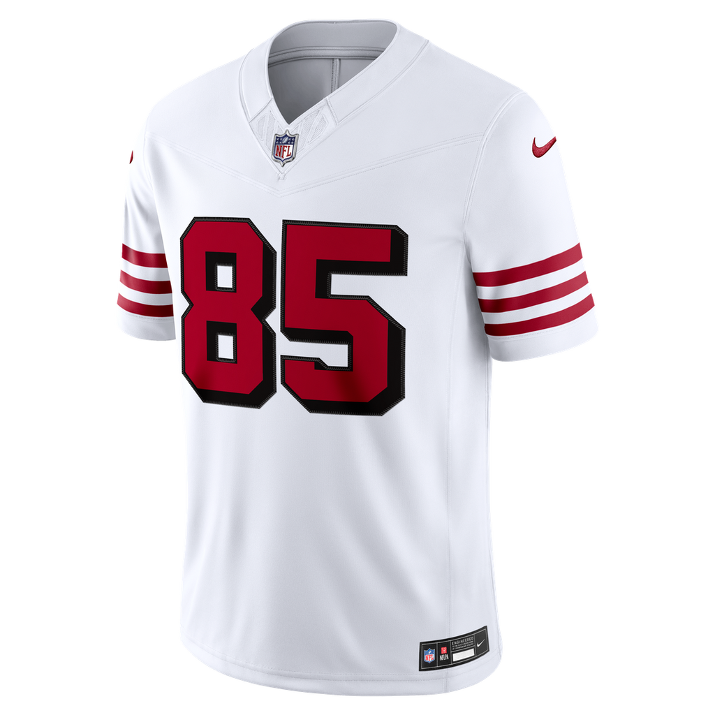 San Francisco 49ers George Kittle White Alternate Vapor F.U.S.E. Stitched Limited Jersey product image 5, provided for