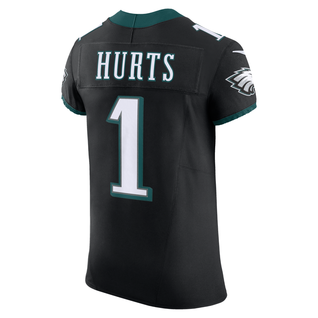 Philadelphia Eagles Jalen Hurts Black Alternate Vapor F.U.S.E. Elite Jersey product image 3, provided for visual reference
