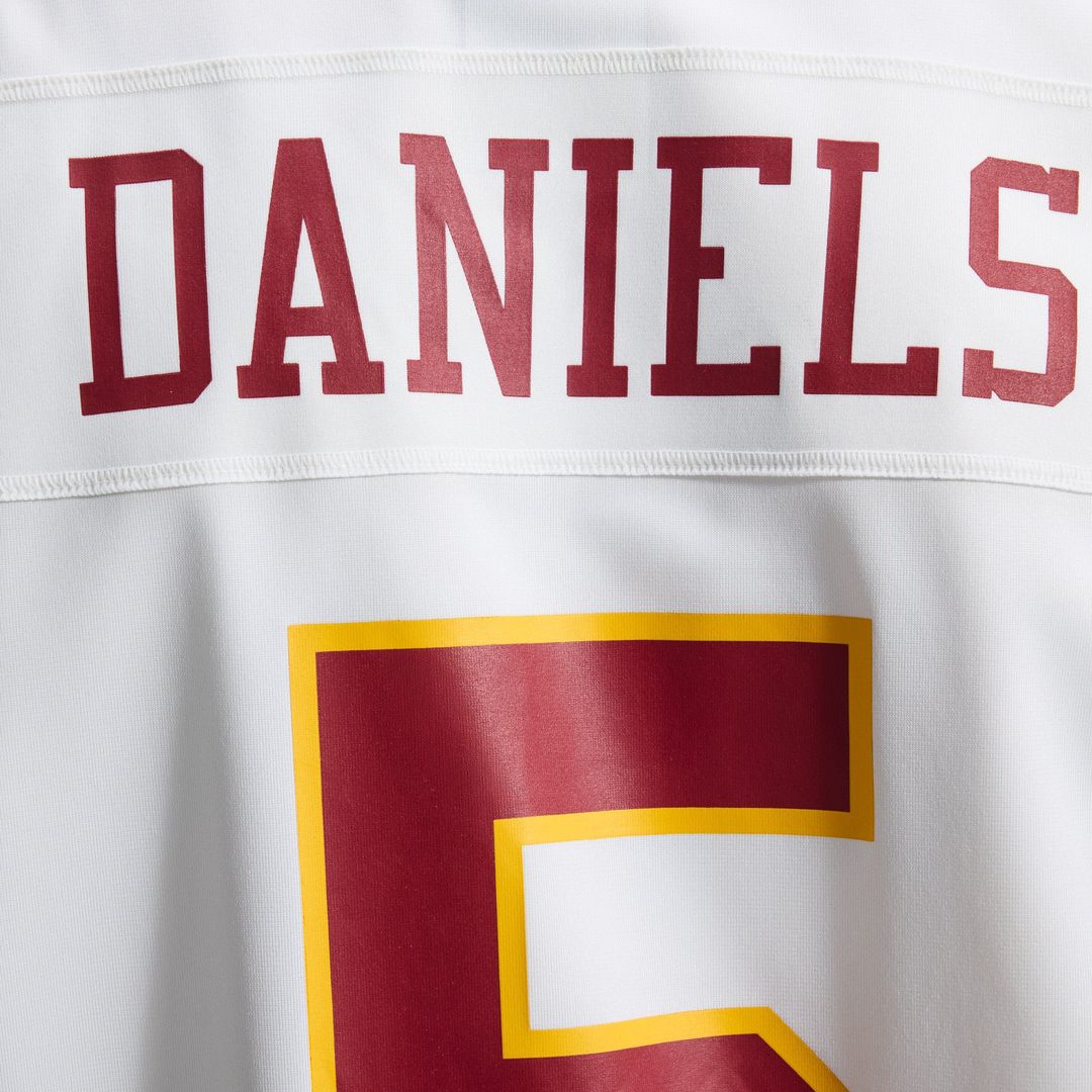 Washington Commanders Jayden Daniels Burgundy Game Jersey product image 53, provided for visual reference and product detail