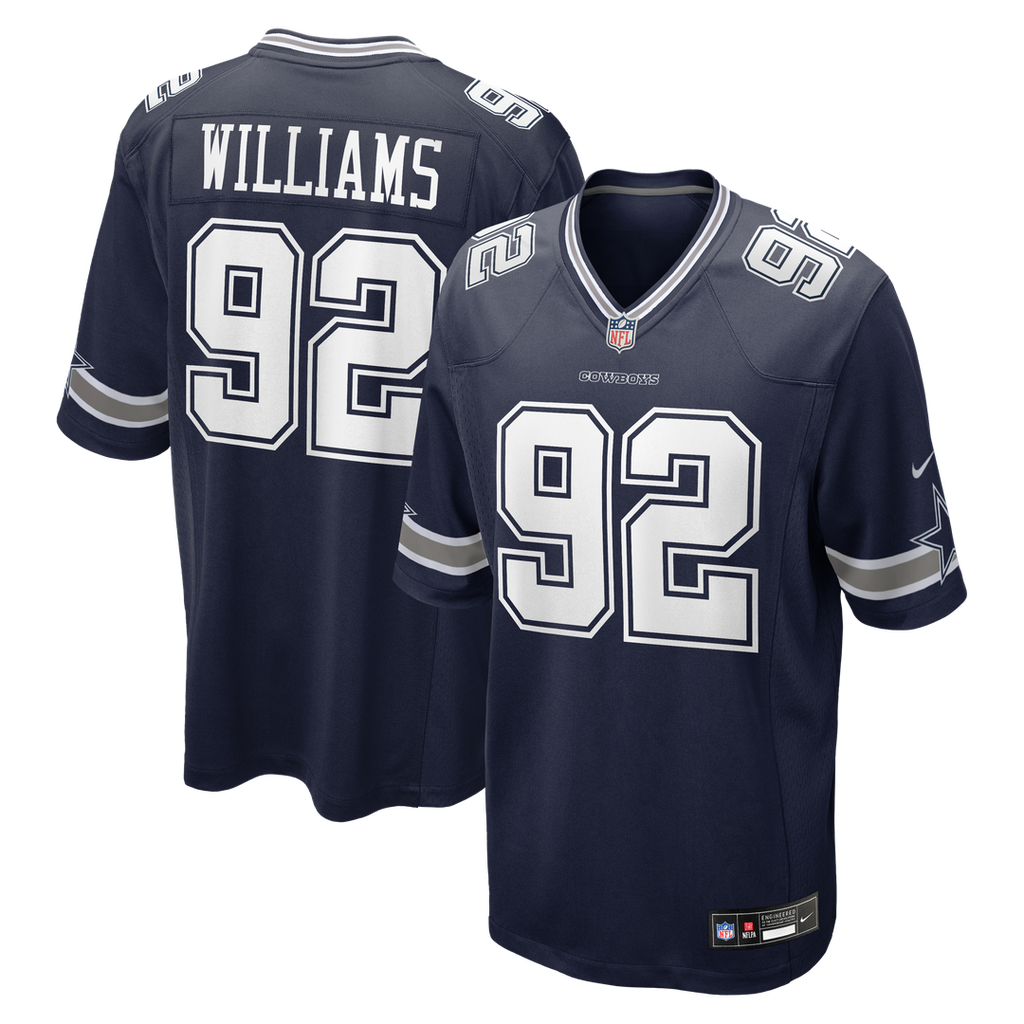 Dallas Cowboys Quinnen Williams Navy Team Game Jersey product image 10, provided for visual reference and product detail