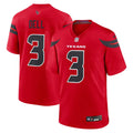 Houston Texans Tank Dell Red Alternate Game Jersey product image 1, provided for visual reference and product detail review