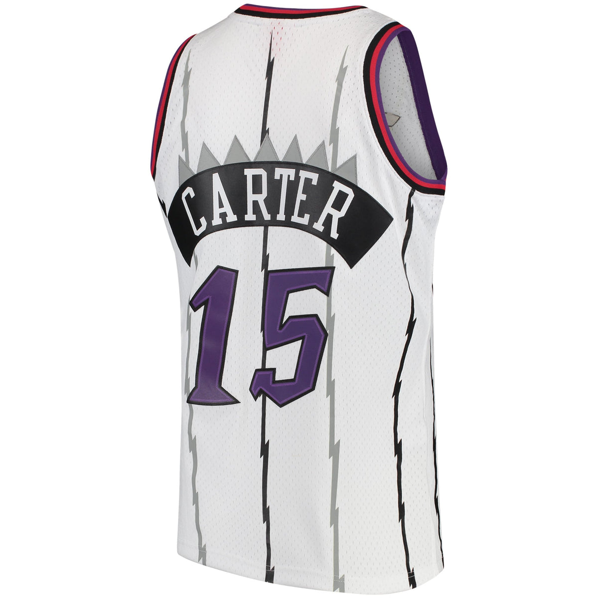 Toronto Raptors Vince Carter Mitchell & Ness White 1998/99 Hardwood Classics Swingman Jersey for Men product image 4,