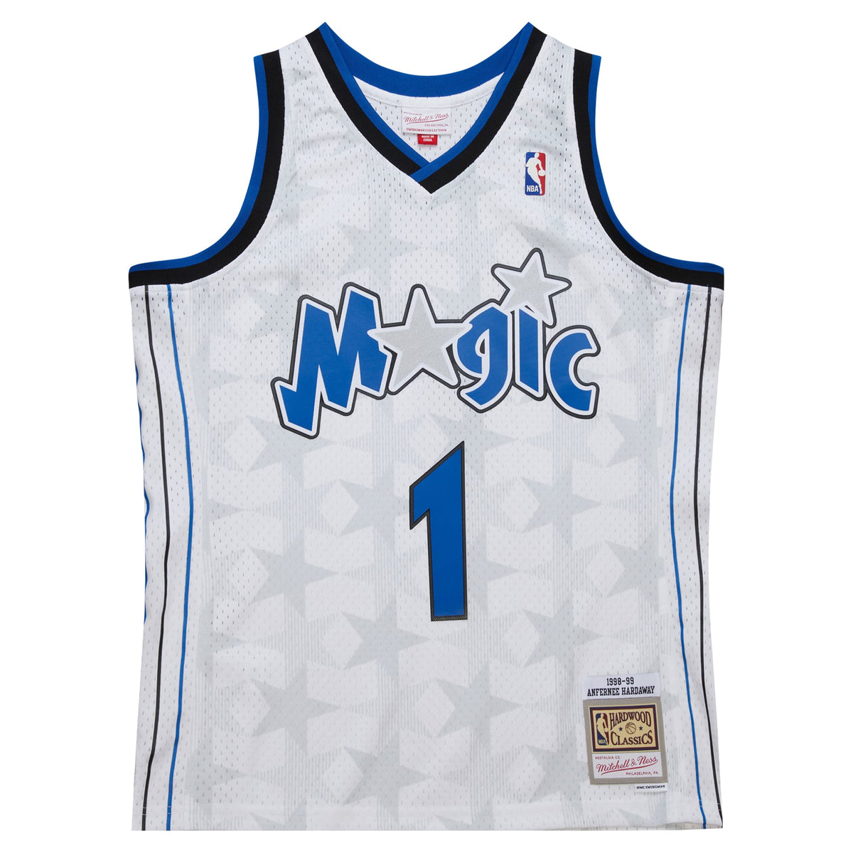 Orlando Magic Penny Hardaway Mitchell & Ness White 1998/99 Hardwood Classics Swingman Jersey for Men product image 3,