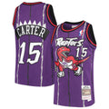 Youth Toronto Raptors Vince Carter Mitchell & Ness Purple 1998/99 Hardwood Classics Swingman Throwback Jersey product image