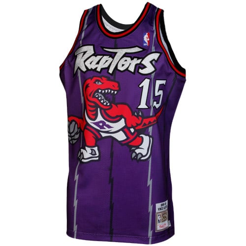 Mitchell & Ness Vince Carter Toronto Raptors 1998/99 Throwback Authentic Jersey - Purple product image 3, provided for