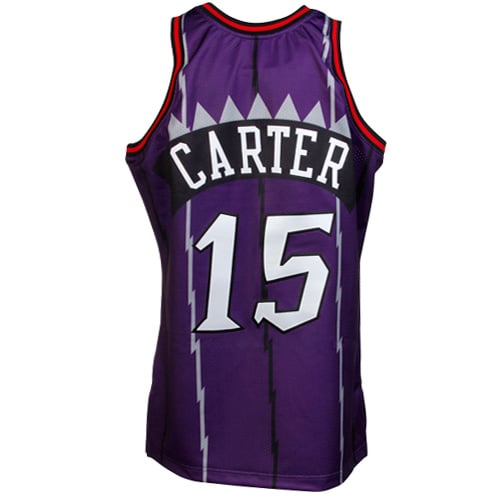 Mitchell & Ness Vince Carter Toronto Raptors 1998/99 Throwback Authentic Jersey - Purple product image 4, provided for