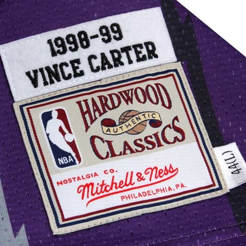 Mitchell & Ness Vince Carter Toronto Raptors 1998/99 Throwback Authentic Jersey - Purple product image 7, provided for