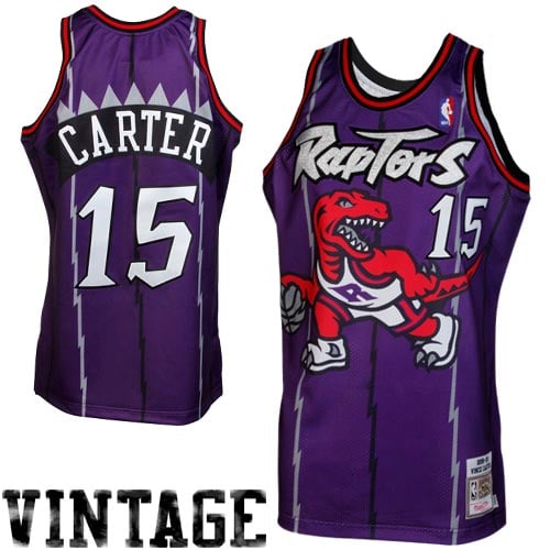 Mitchell & Ness Vince Carter Toronto Raptors 1998/99 Throwback Authentic Jersey - Purple product image 1, provided for