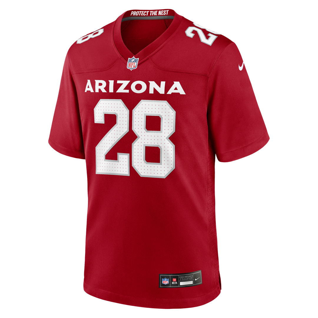 Arizona Cardinals Elijah Jones Cardinal Team Game Jersey product image 2, provided for visual reference and product detail