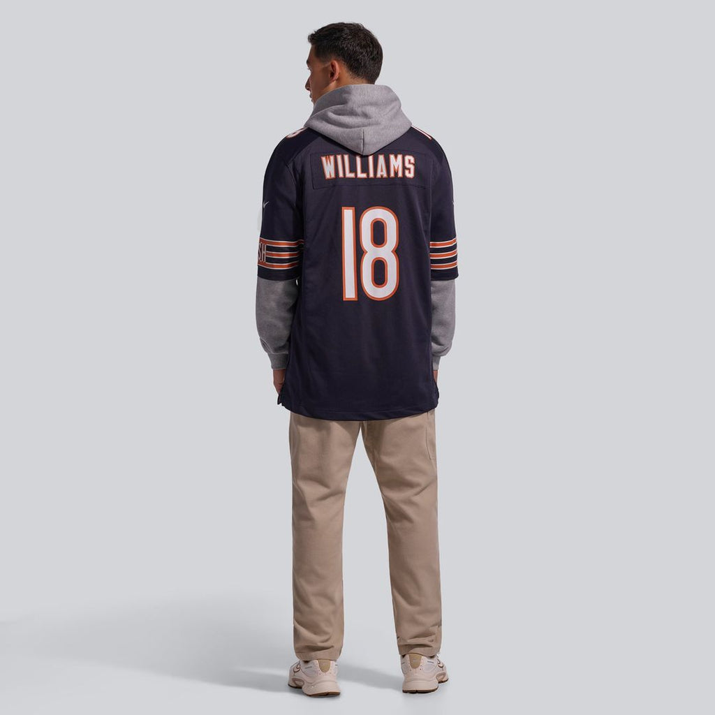 Chicago Bears Caleb Williams White First Round Pick Player Game Jersey product image 17, provided for visual reference and