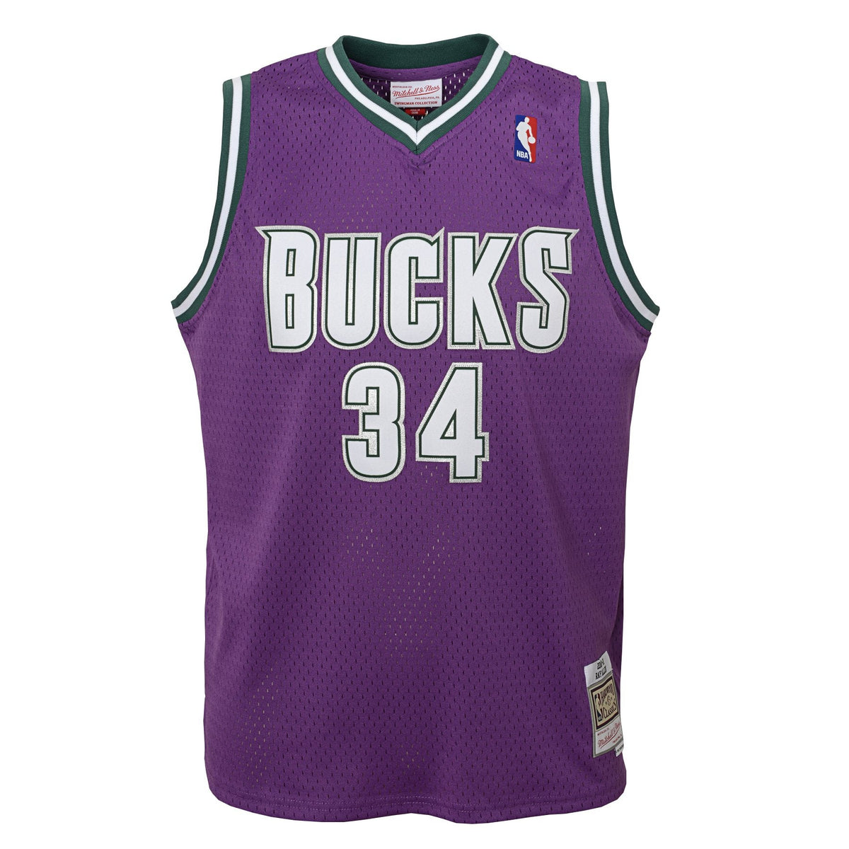 Ray Allen Milwaukee Bucks 1996-97 Hardwood Classics Swingman Jersey - Fir - Youth product image 2, provided for visual