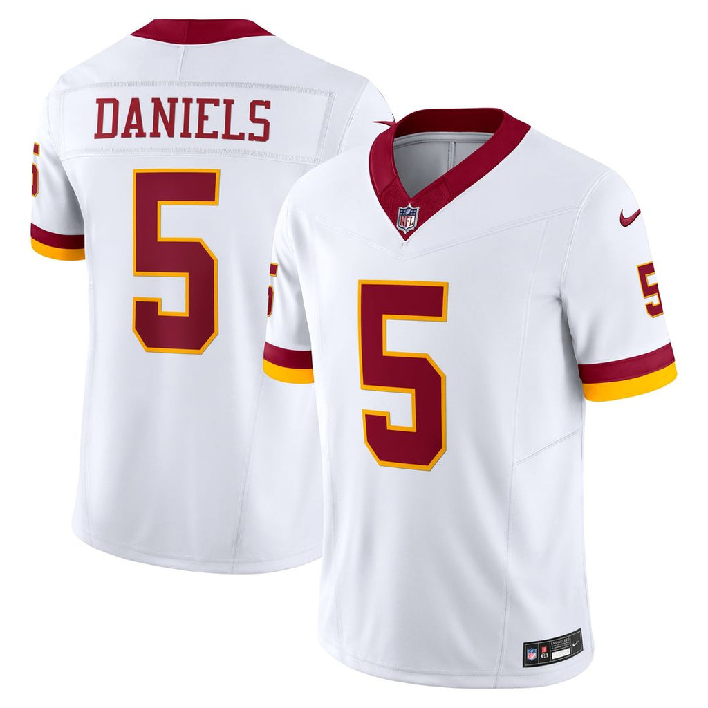 Washington Commanders Jayden Daniels White Vapor F.U.S.E. Limited Super Bowl Era Jersey product image 8, provided for visual