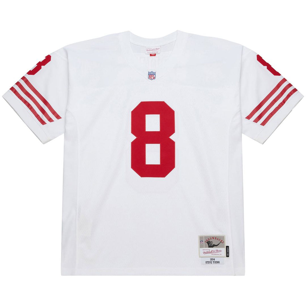 San Francisco 49ers Steve Young White 1994 Legacy Replica Jersey product image 2, provided for visual reference and product